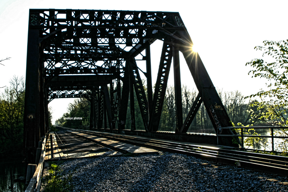 Old Train Bridge Niagara